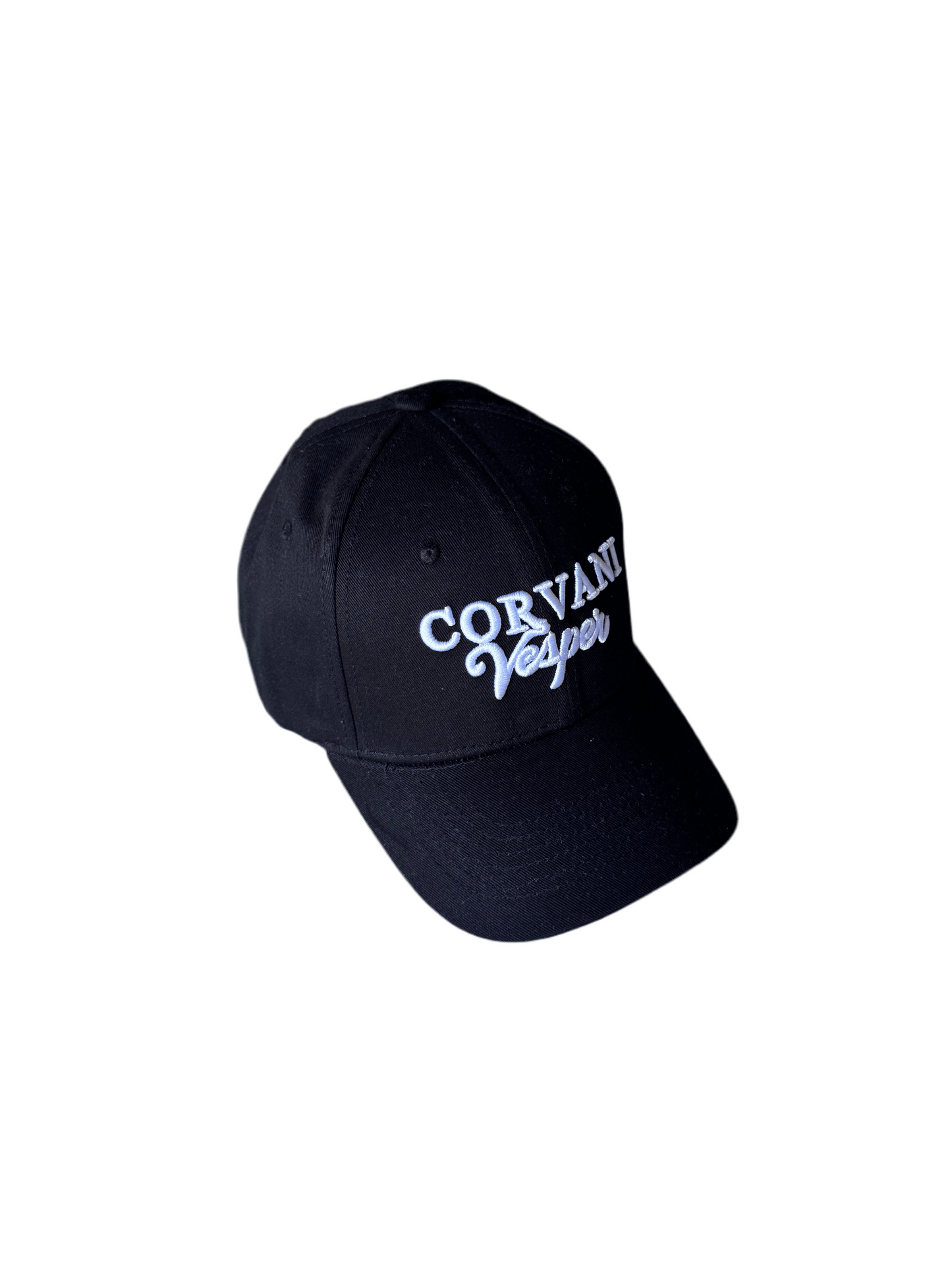 Corvani Vesper Signature Cap In Black