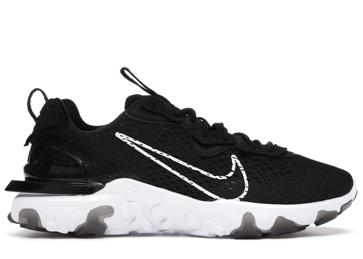 nike react vision black white