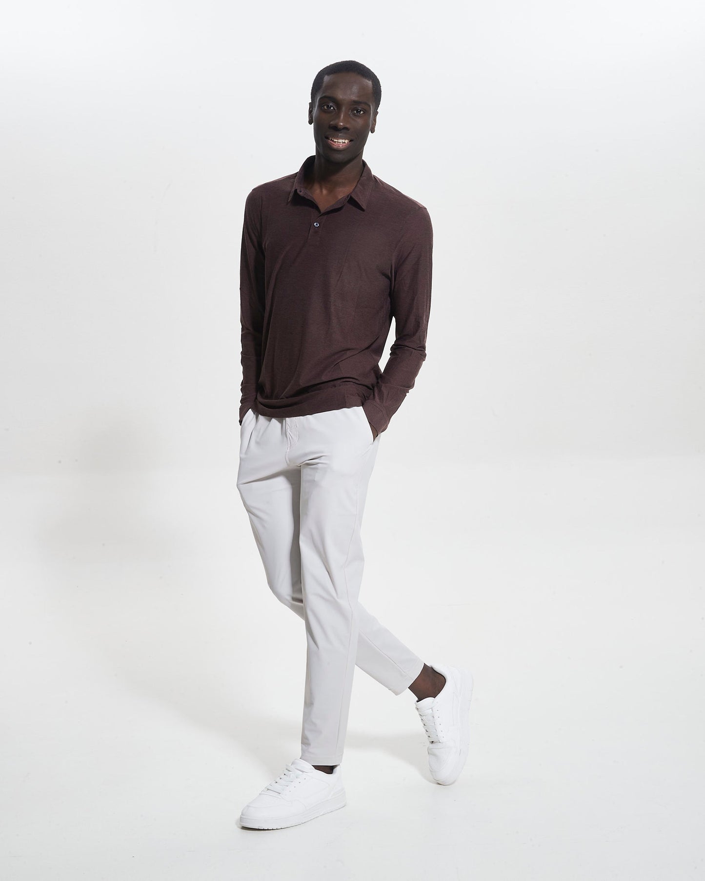 AptySoft™ Long Sleeve Polo