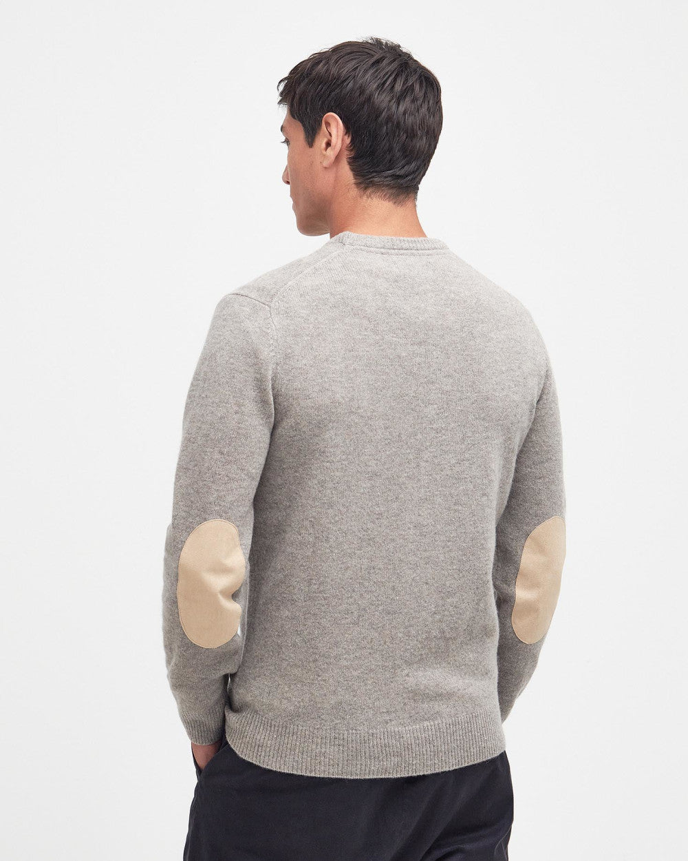 Maglia Patch Crew Uomo Stone