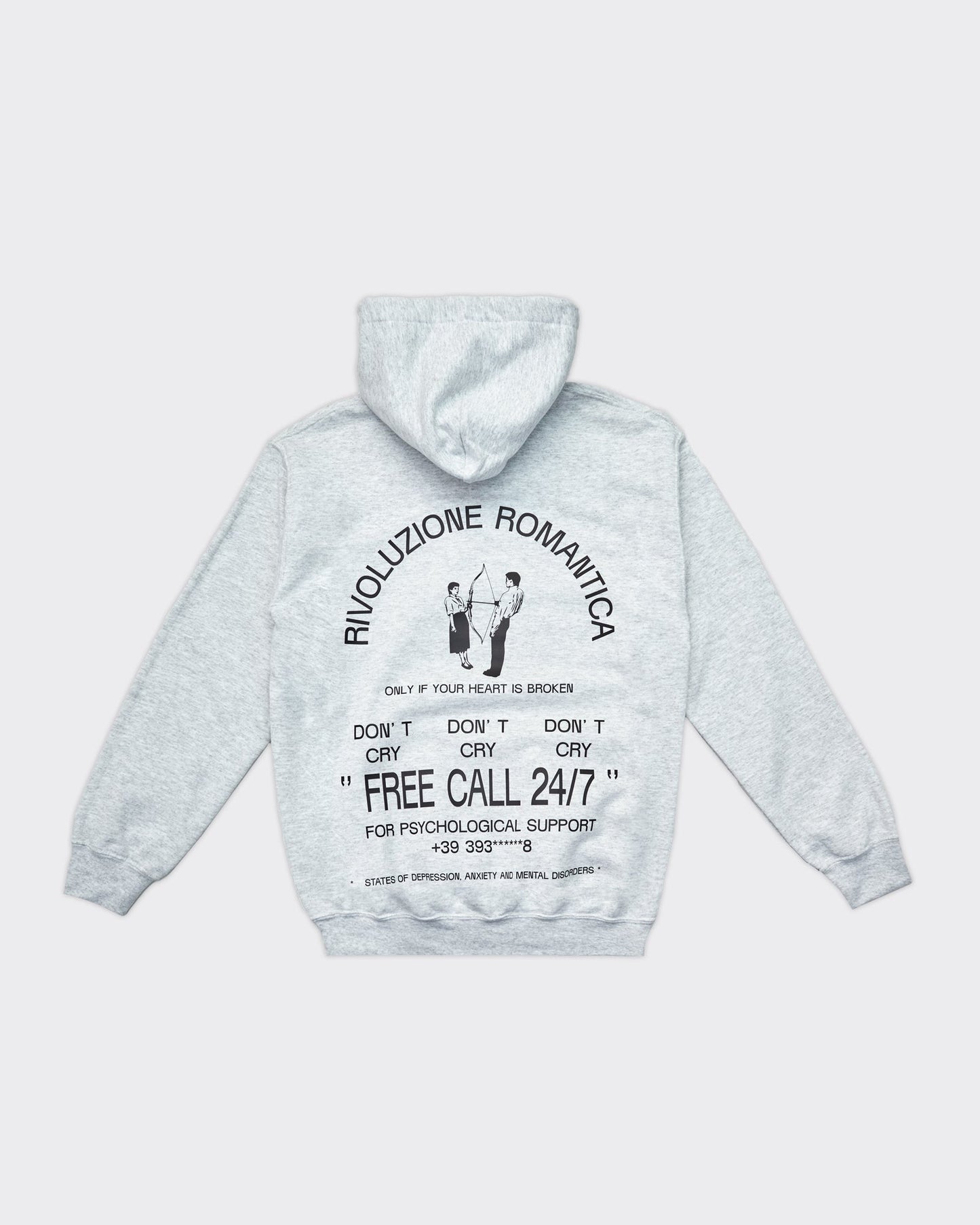 Felpa Fre Call 24-7 Grigia