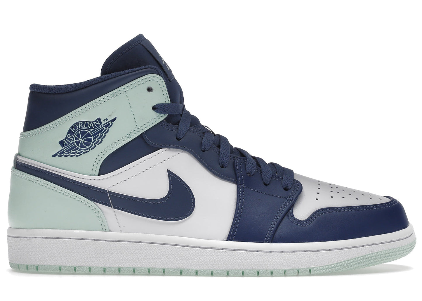 jordan 1 mid mystic navy mint foam (Special)