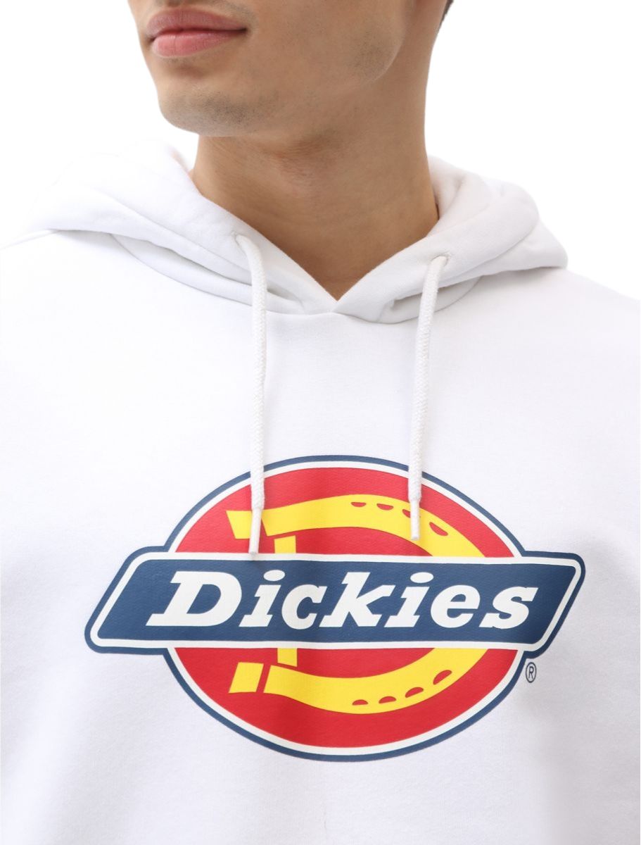 Maglia Icon Logo Hoodie Uomo White