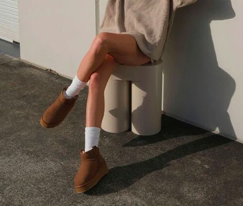 Scarpe Foy Flatform Micro Donna Chestnut