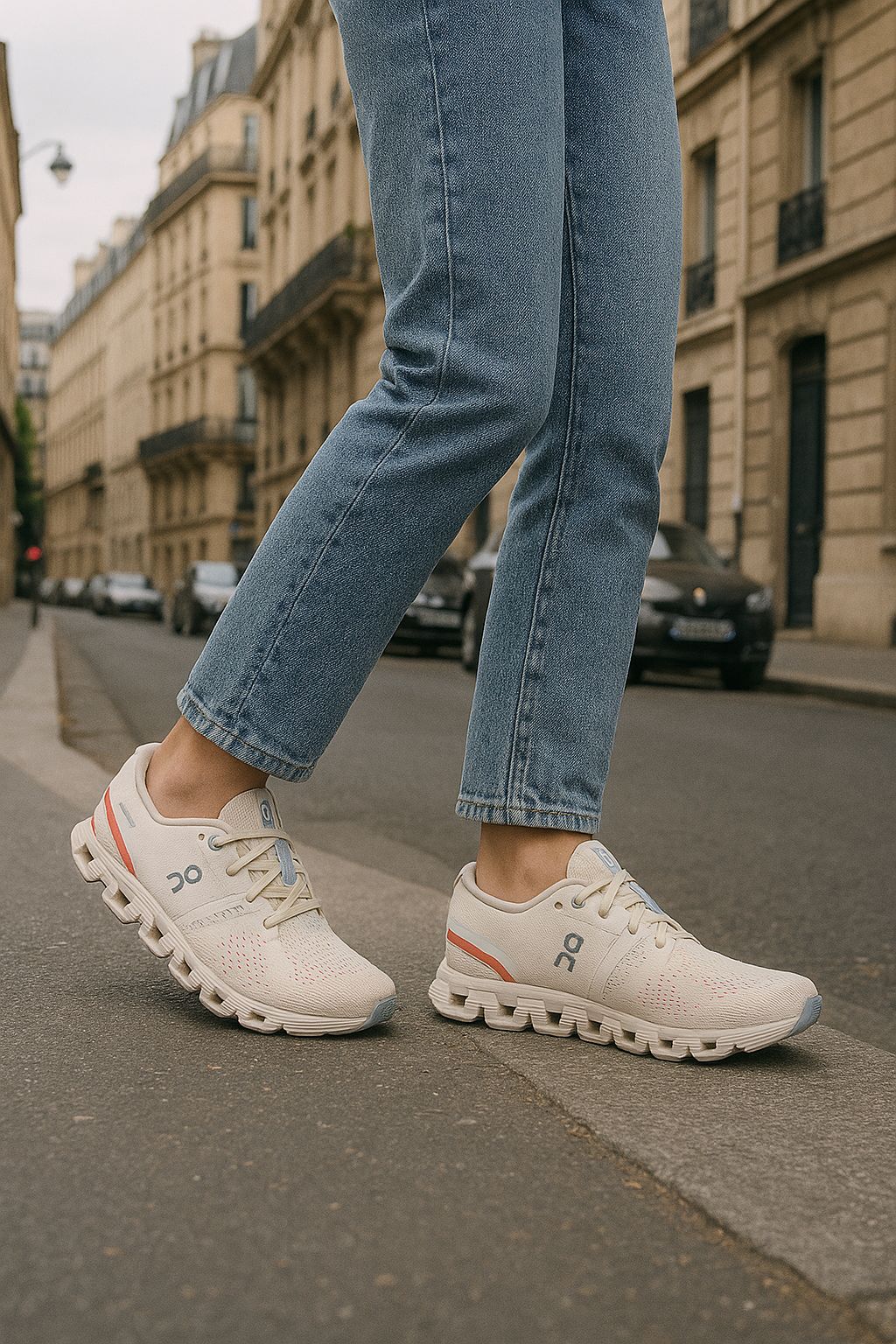 Scarpe Cloud X4 Donna Ivory/Salmon