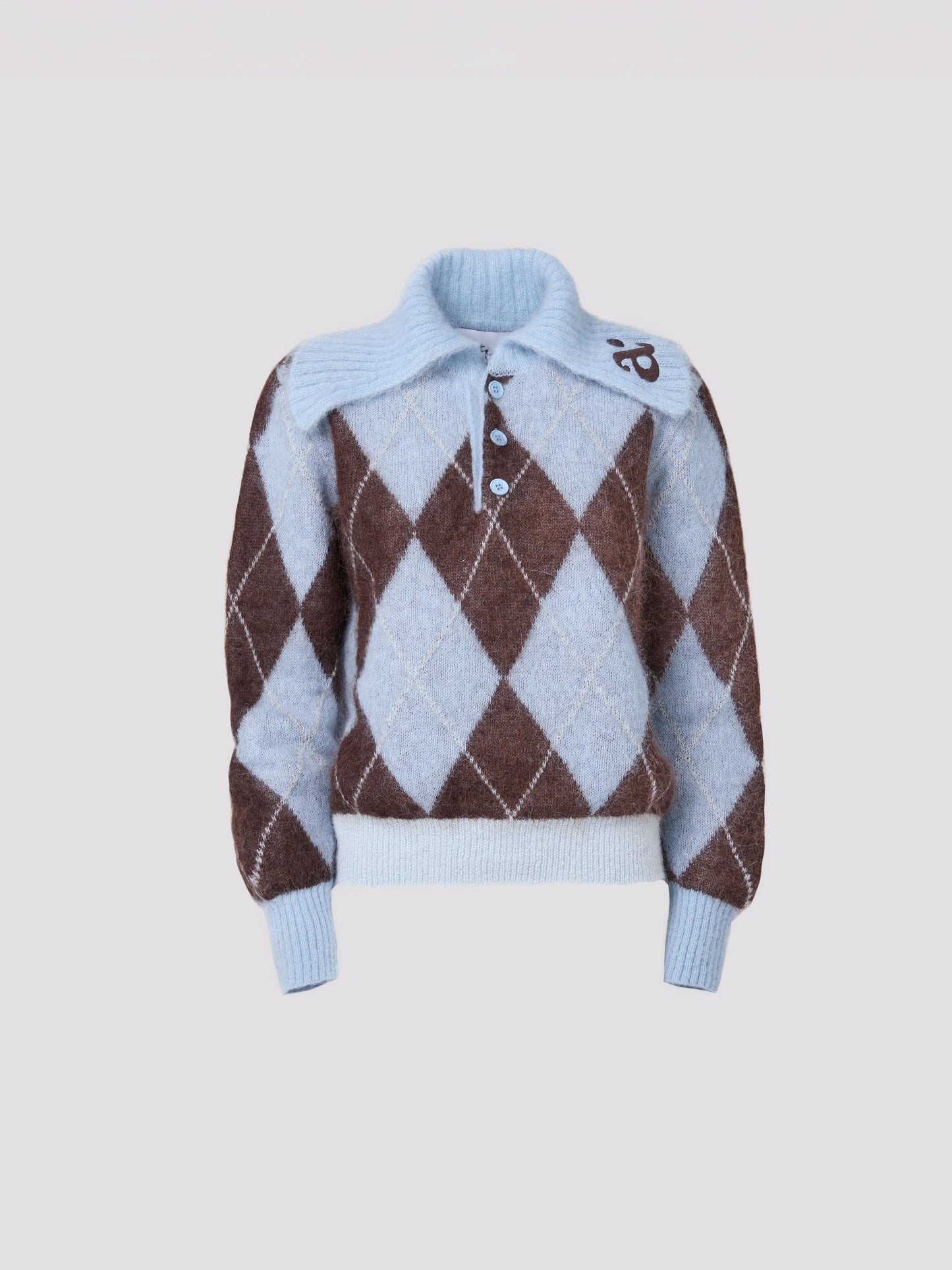 Zoe Sweater Blue Coffee