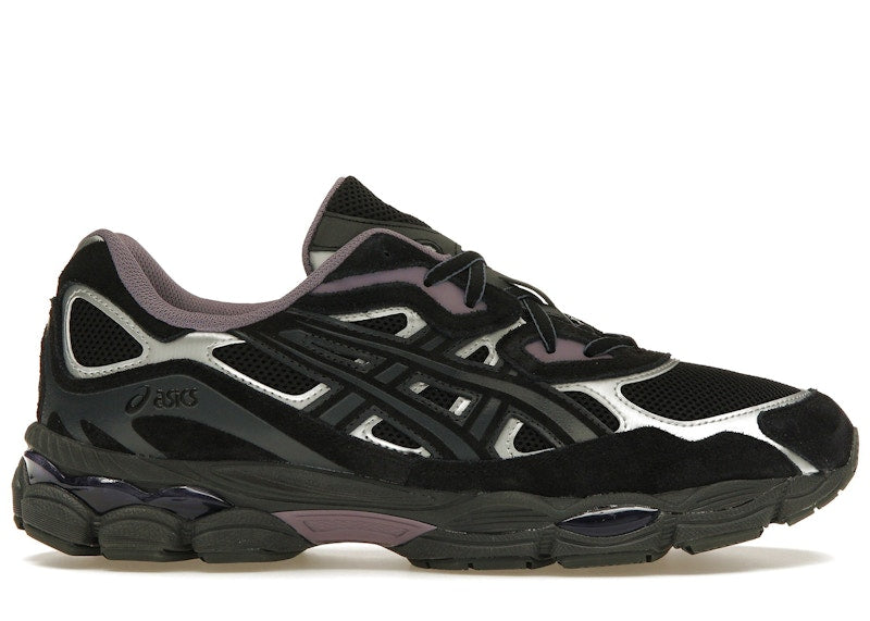 ASICS Gel-NYC Black Purple Graphite Grey
