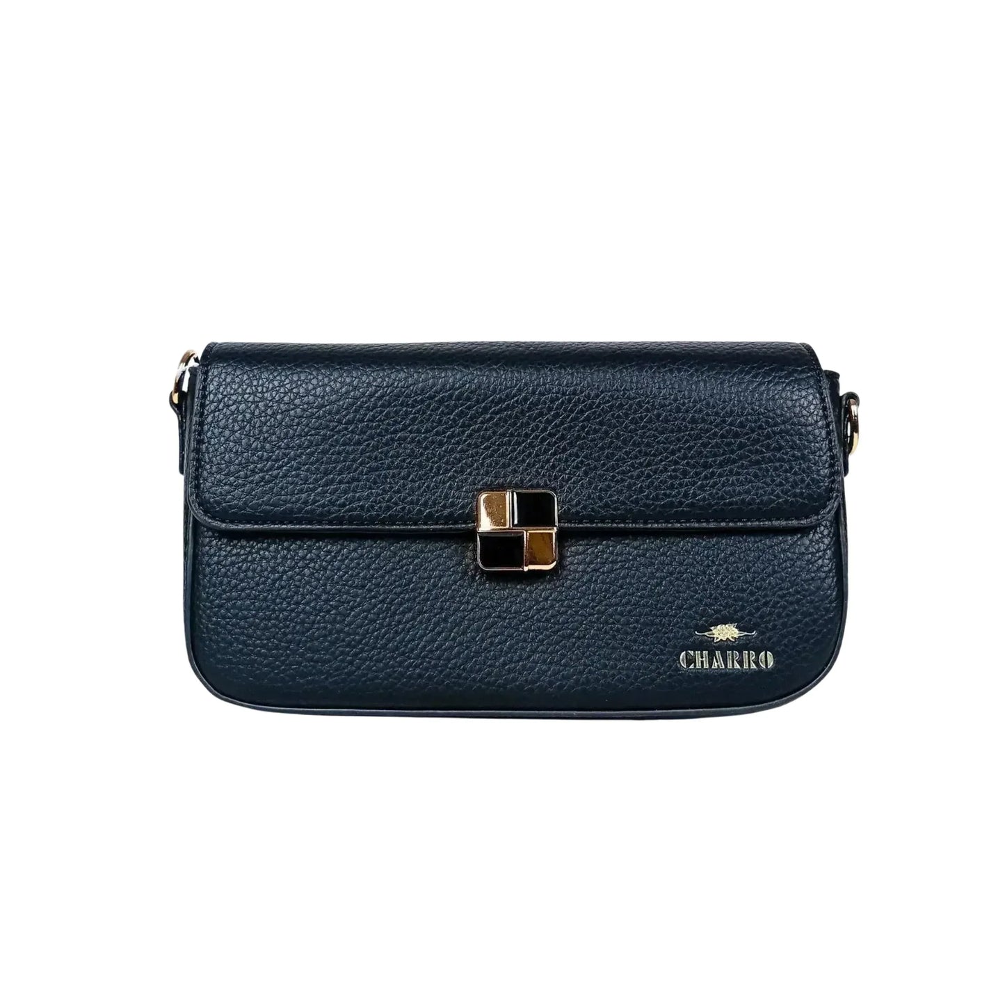 Designer leather crossbody bag with shoulder strap and chain top handle MS-0709