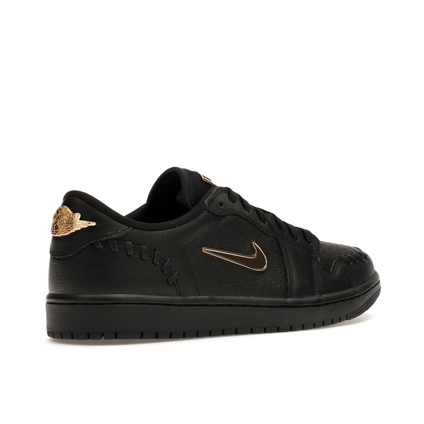 Jordan 1 Low Method of Make Black Metallic Gold (Women's)