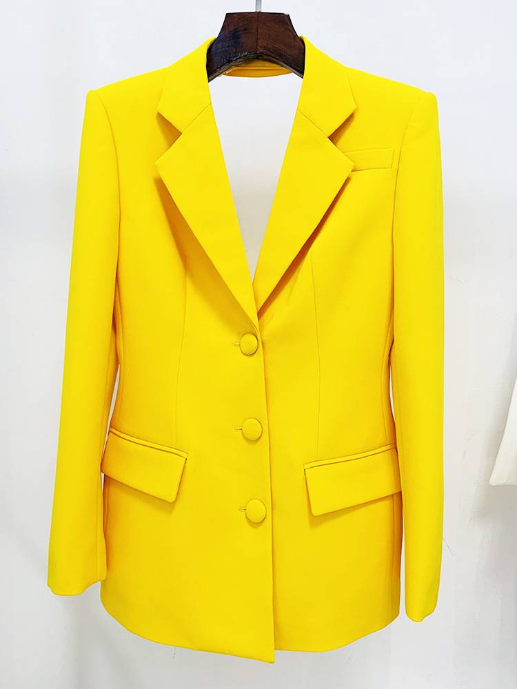 Elegant Open Back Blazer with Crystal Rhinestone Accents