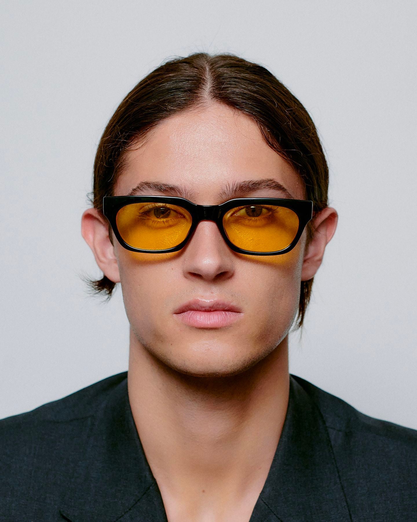 Occhiale da Sole Bror Nero/Giallo