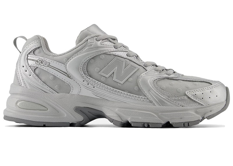 New Balance 530 Silver Metallic Raincloud Polka Dots