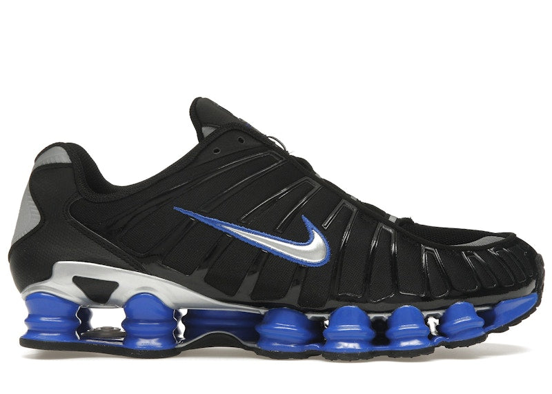 Nike Shox TL Black Racer Blue Metallic Silver