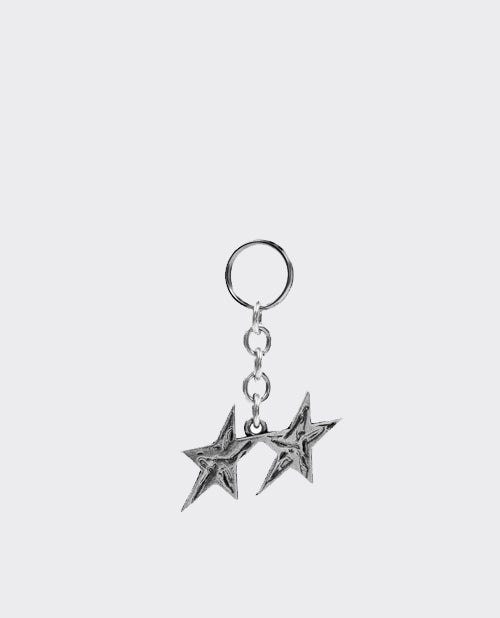Signature Keychain Argento