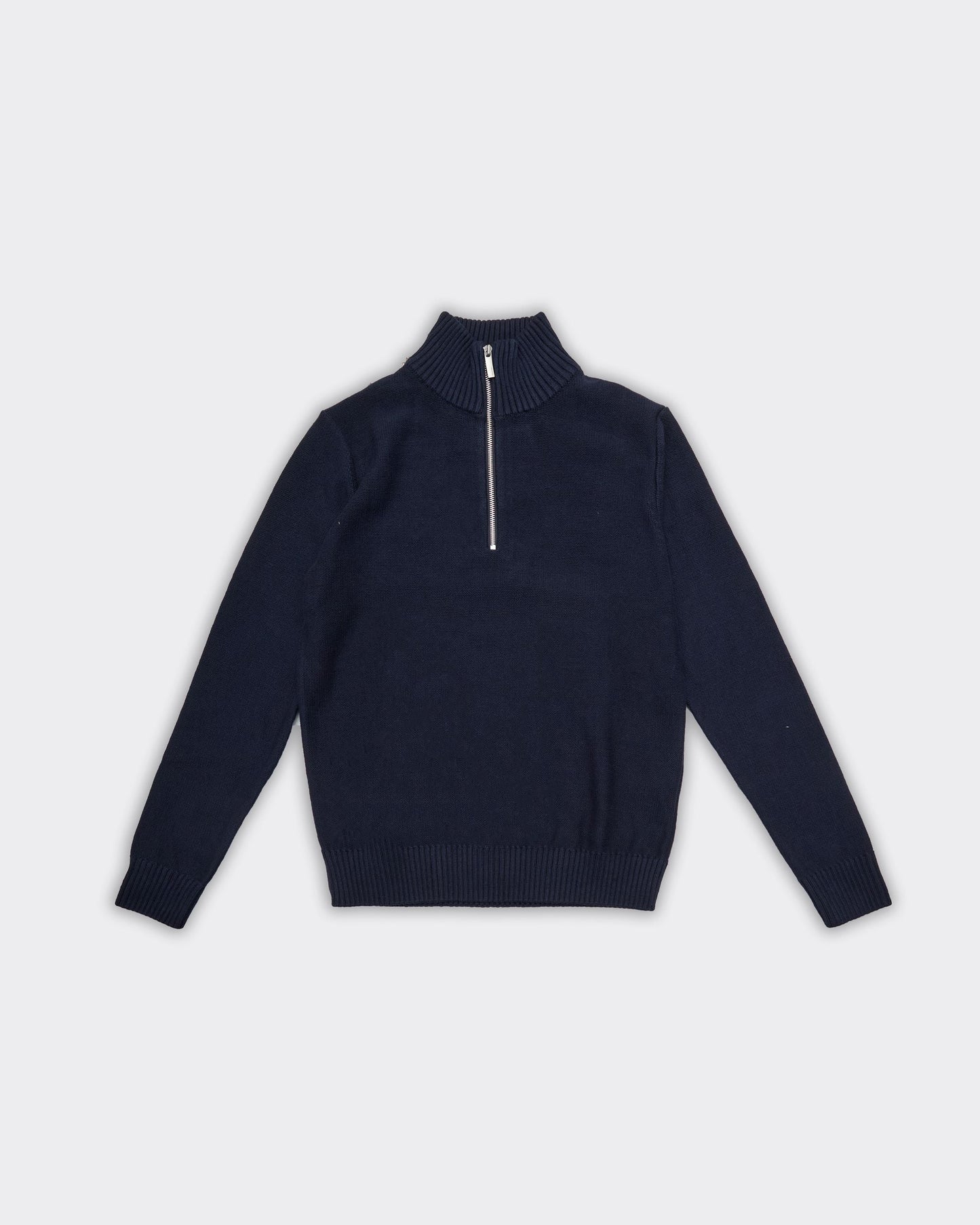 Knit Axel Half Zip Sky Captain