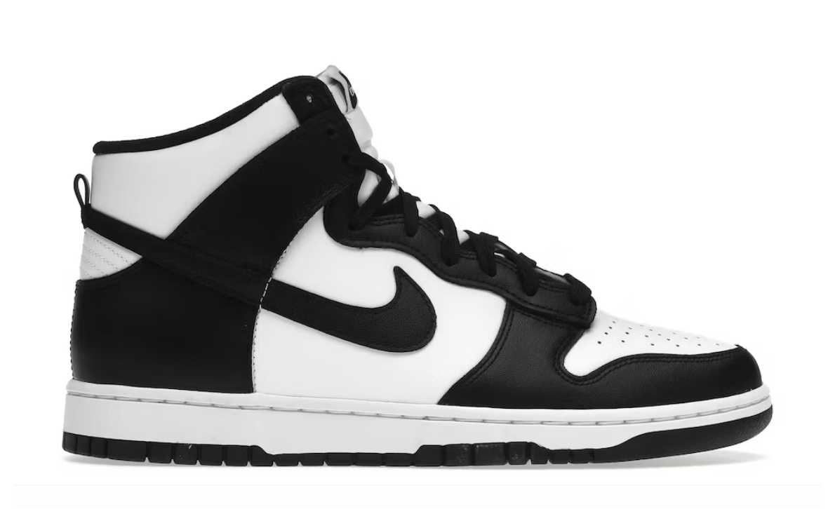 nike dunk high black white (2021) (Special)