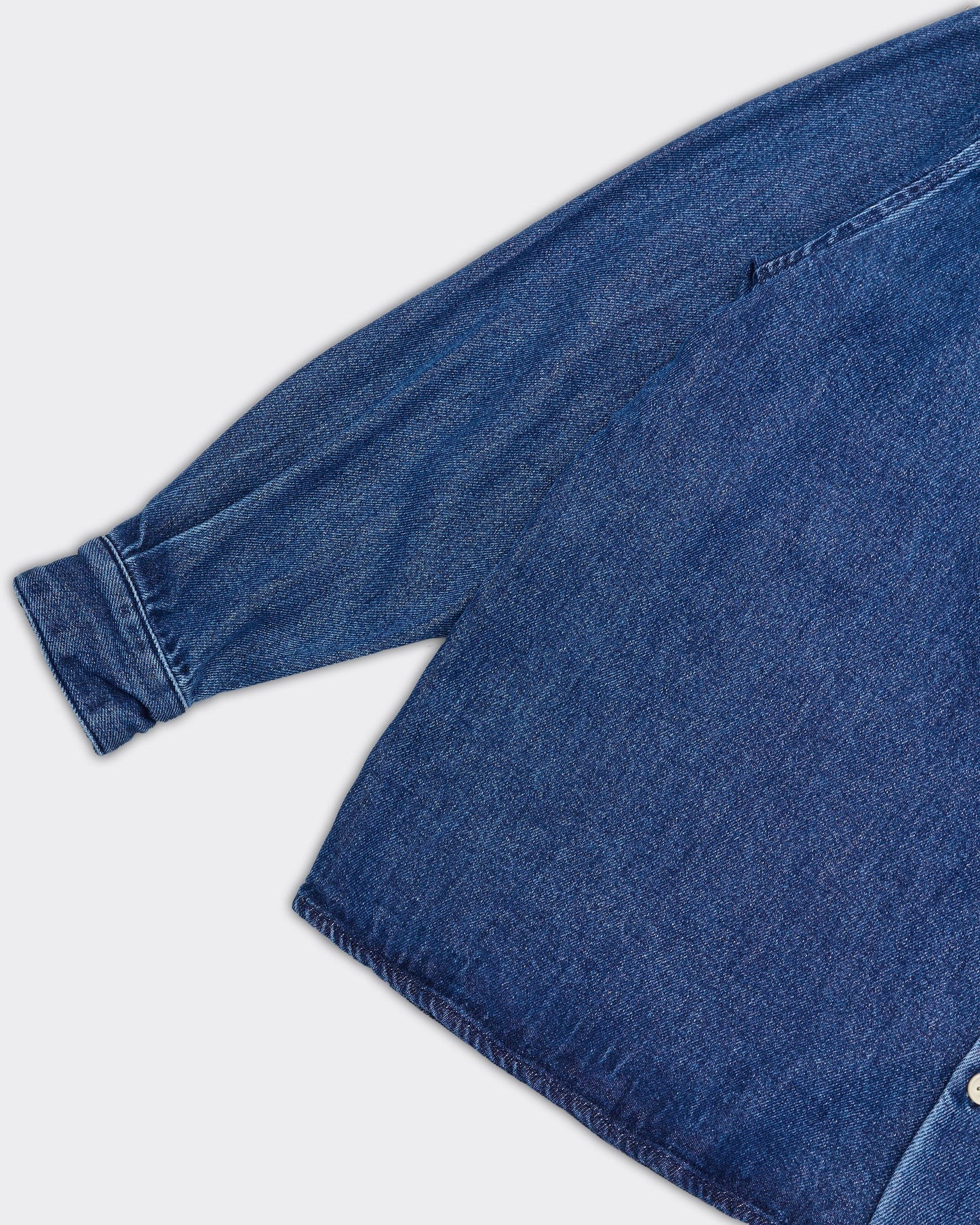 Camicia Maza Tencel Denim Blu