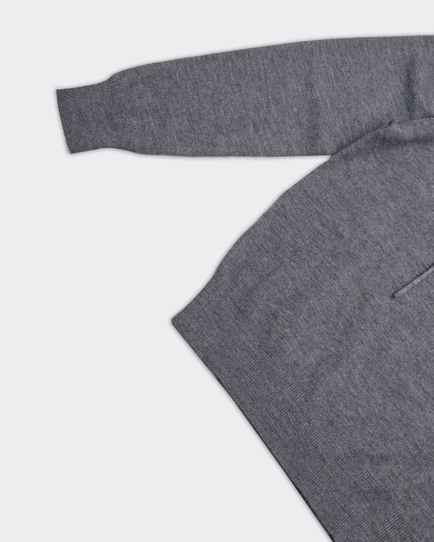 Felpa Con Cappuccio Knit Grigia