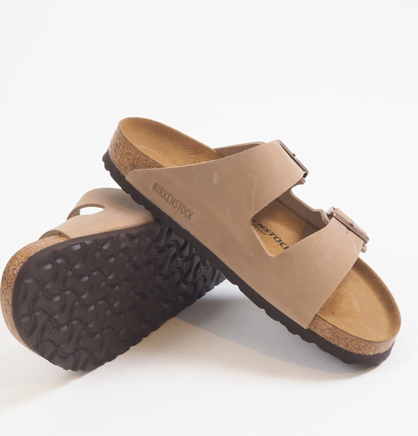 Birkenstock Arizona Tabacco Brown pianta stretta