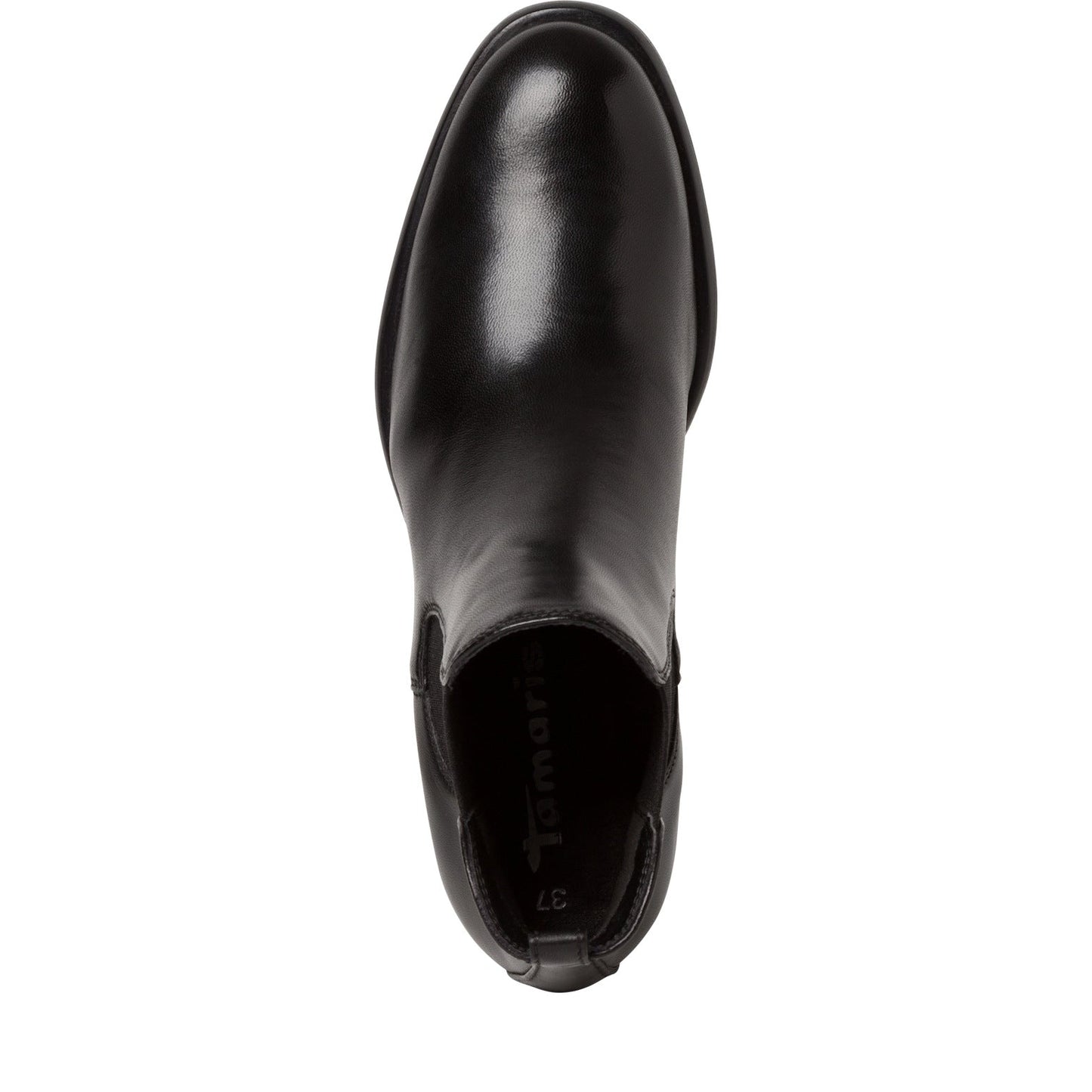 Tronchetto pelle nera