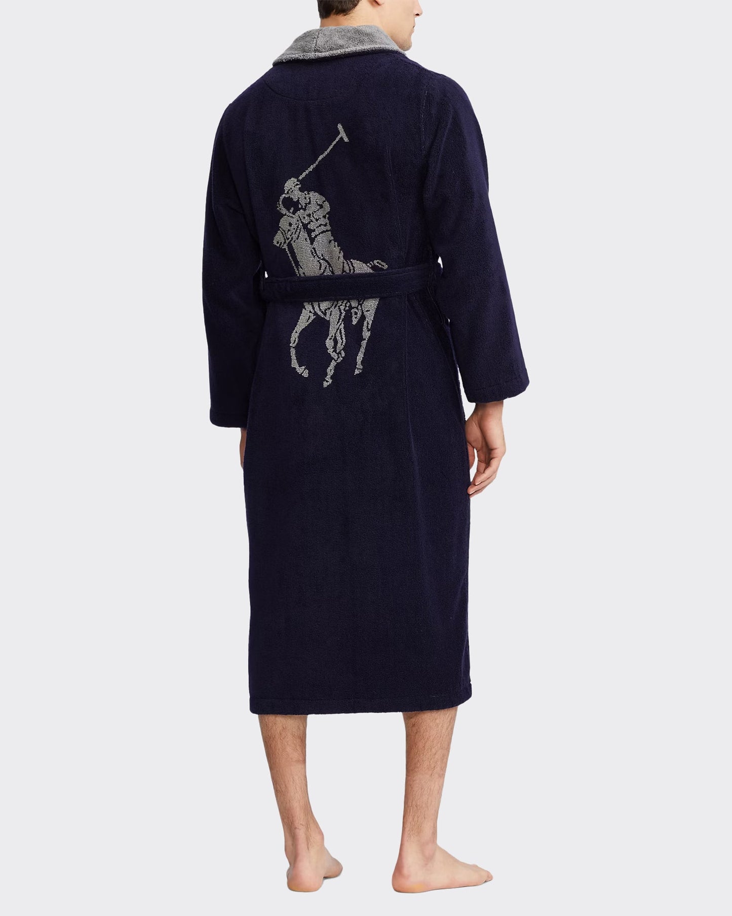 Accappatoio Cruise Back Logo Blu