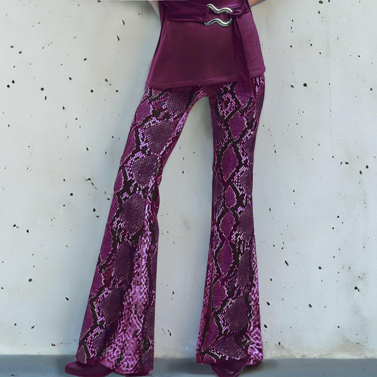 Panta Zampa Pitone Bordeaux