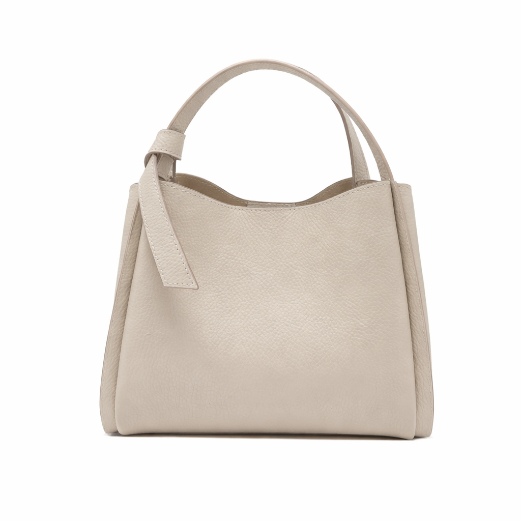 Pienza – Italian Leather Tote Handbag – Olive Green