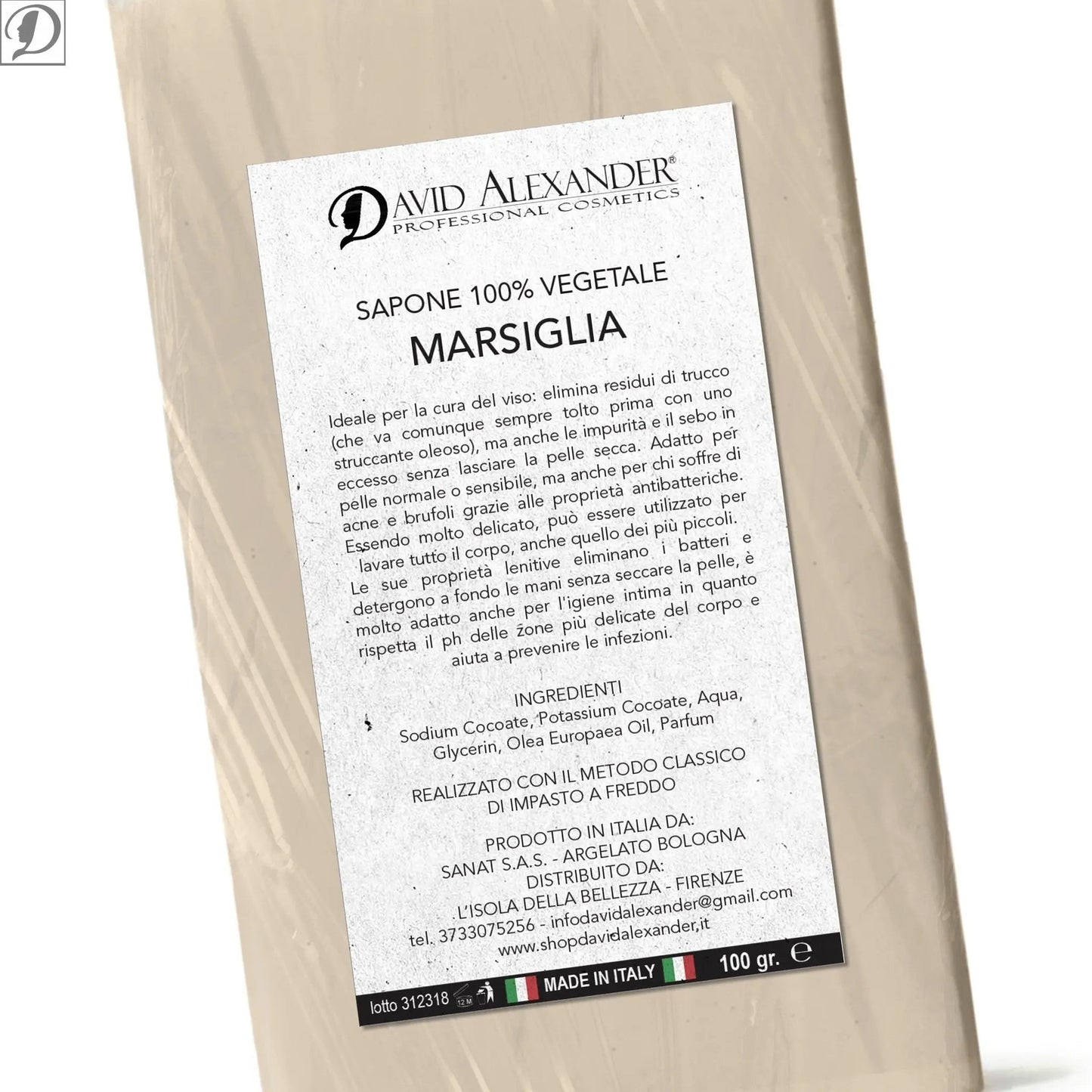 Sapone Vegetale Marsiglia – Delicato per Viso, Corpo e Mani