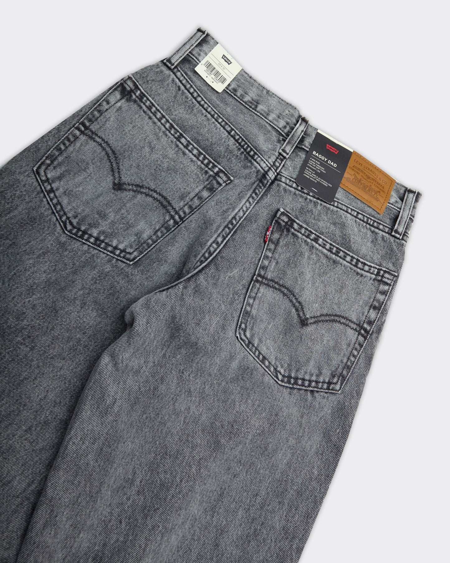 Jeans Woman Baggy 'Dad Path Of Totality' Grigio
