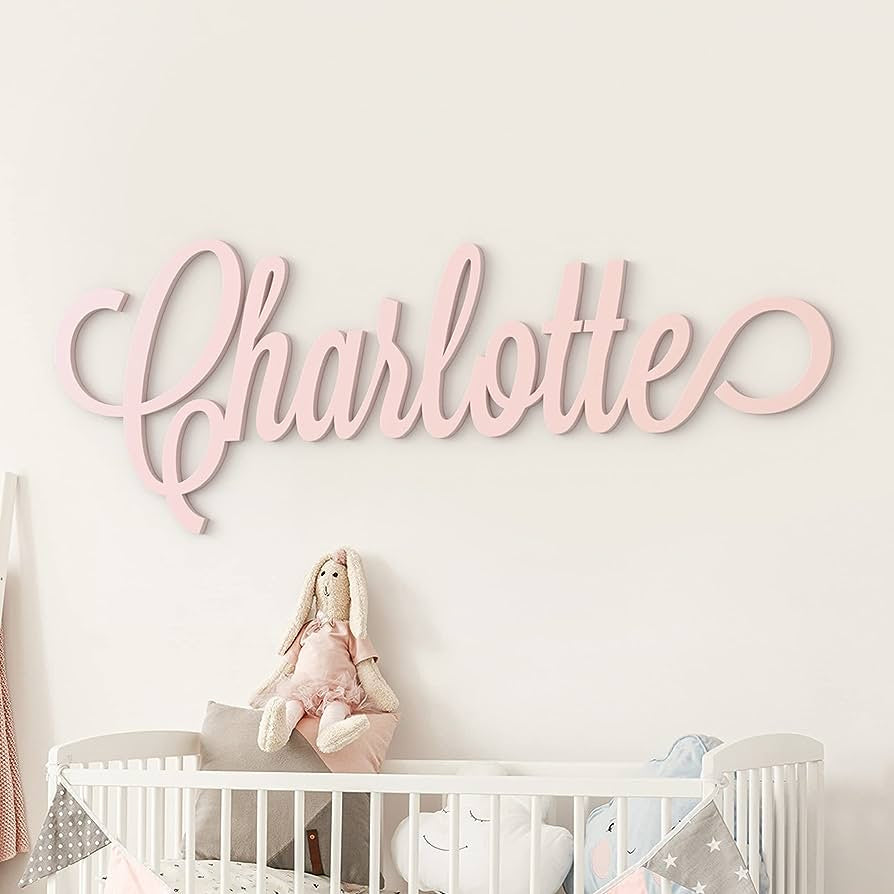 Personalised Custom Baby Name Sign