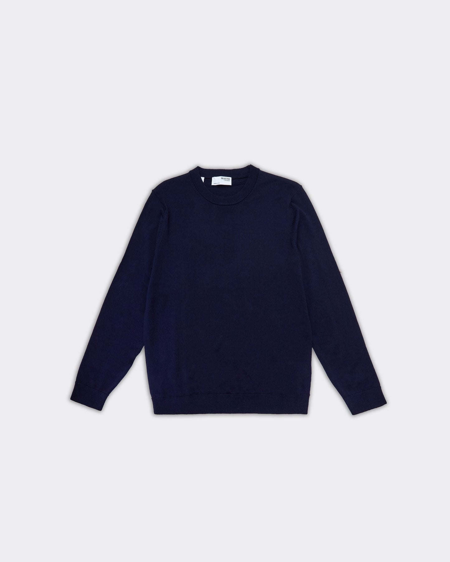 Pullover Tray Knit Merino Blu Navy
