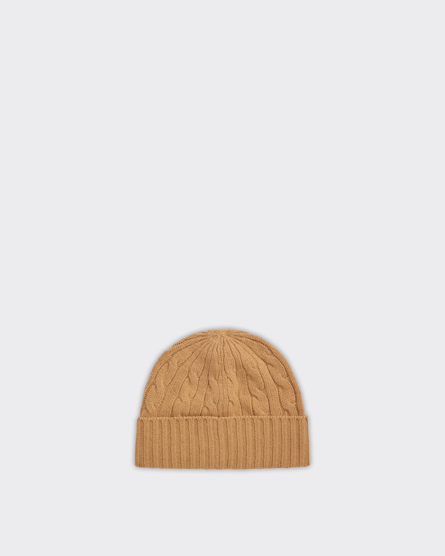 Classic Cable Beanie Beige