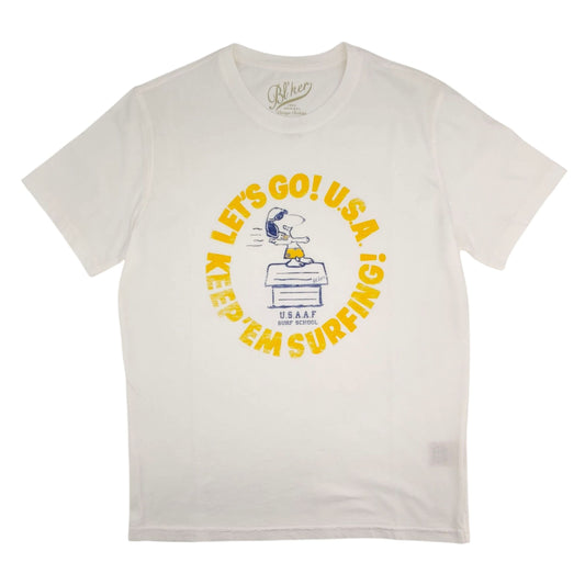 T-shirt Let's Go Uomo White