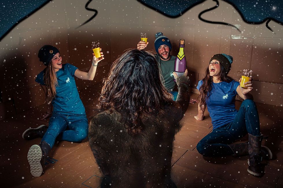 Maglia Hoodie Uomo Military Green