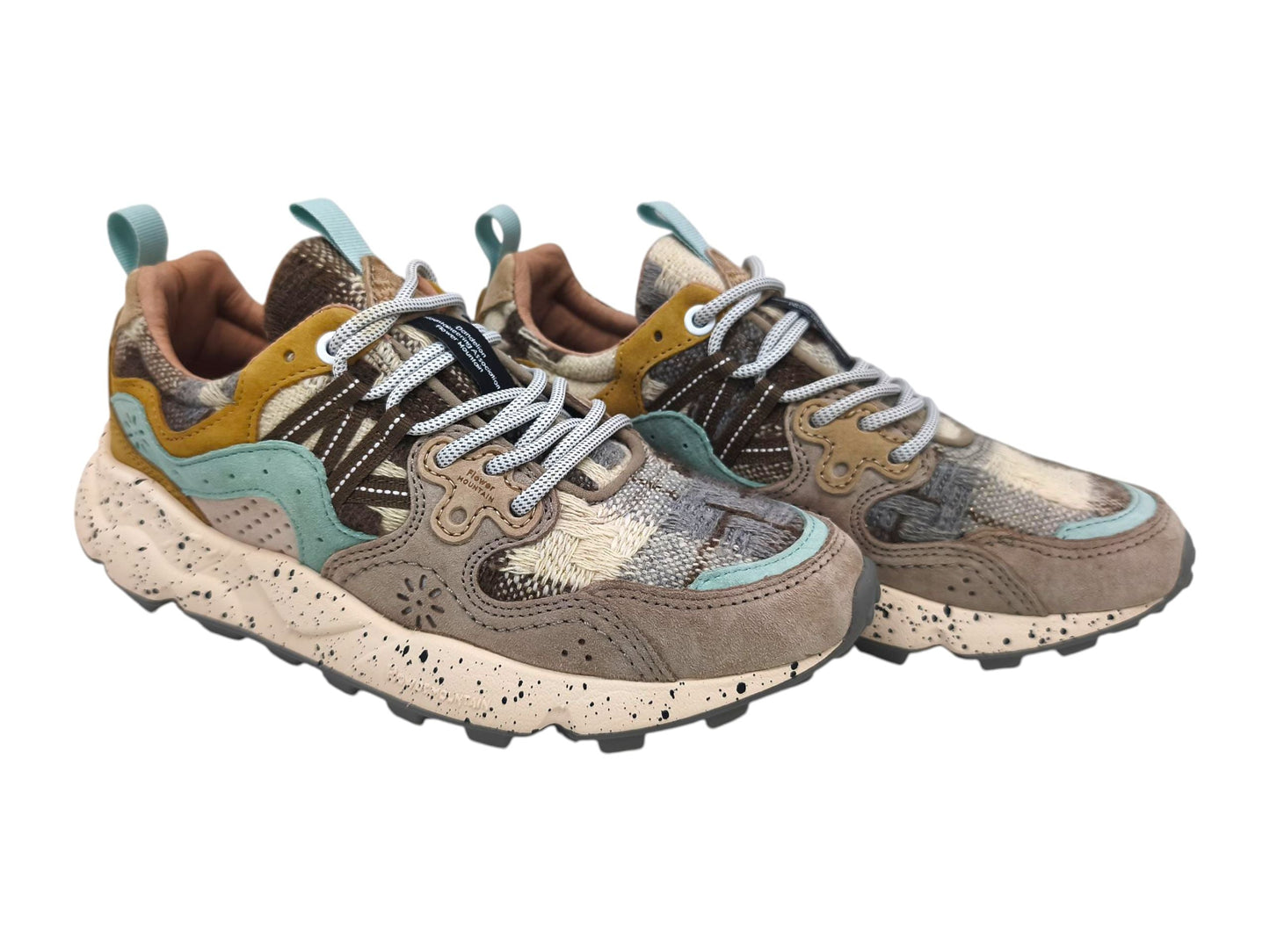 Scarpe Yamano 3 Woolen Donna Taupe/Milk/Mustard