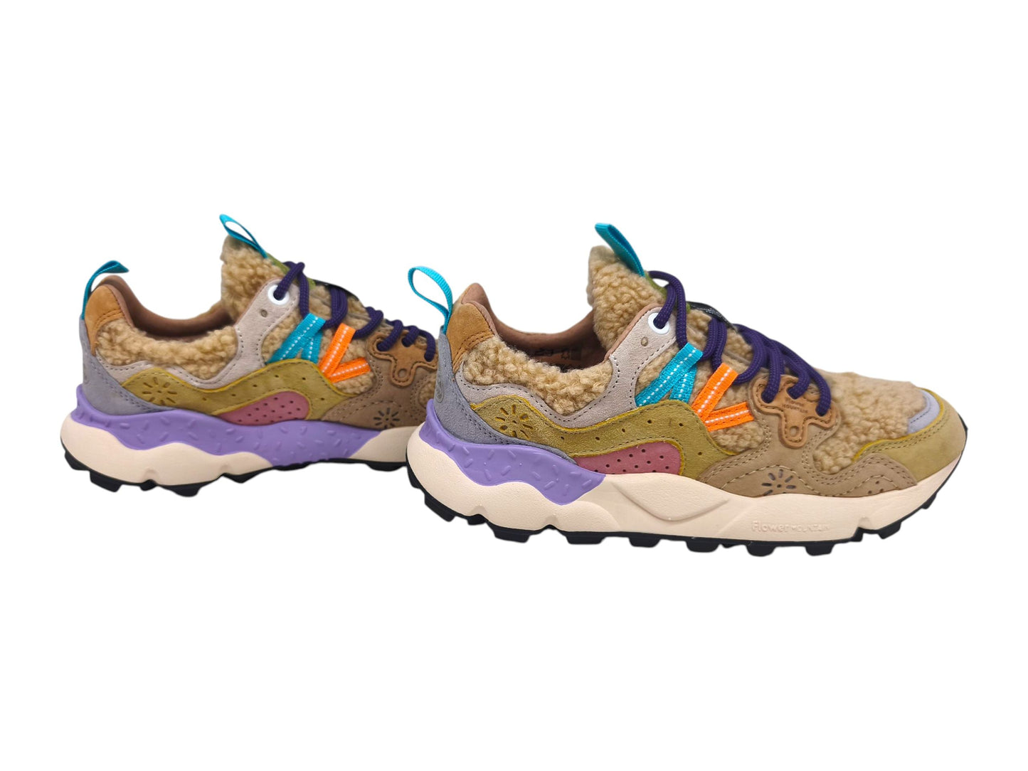 Scarpe Yamano 3 Teddy Donna Beige/Multi