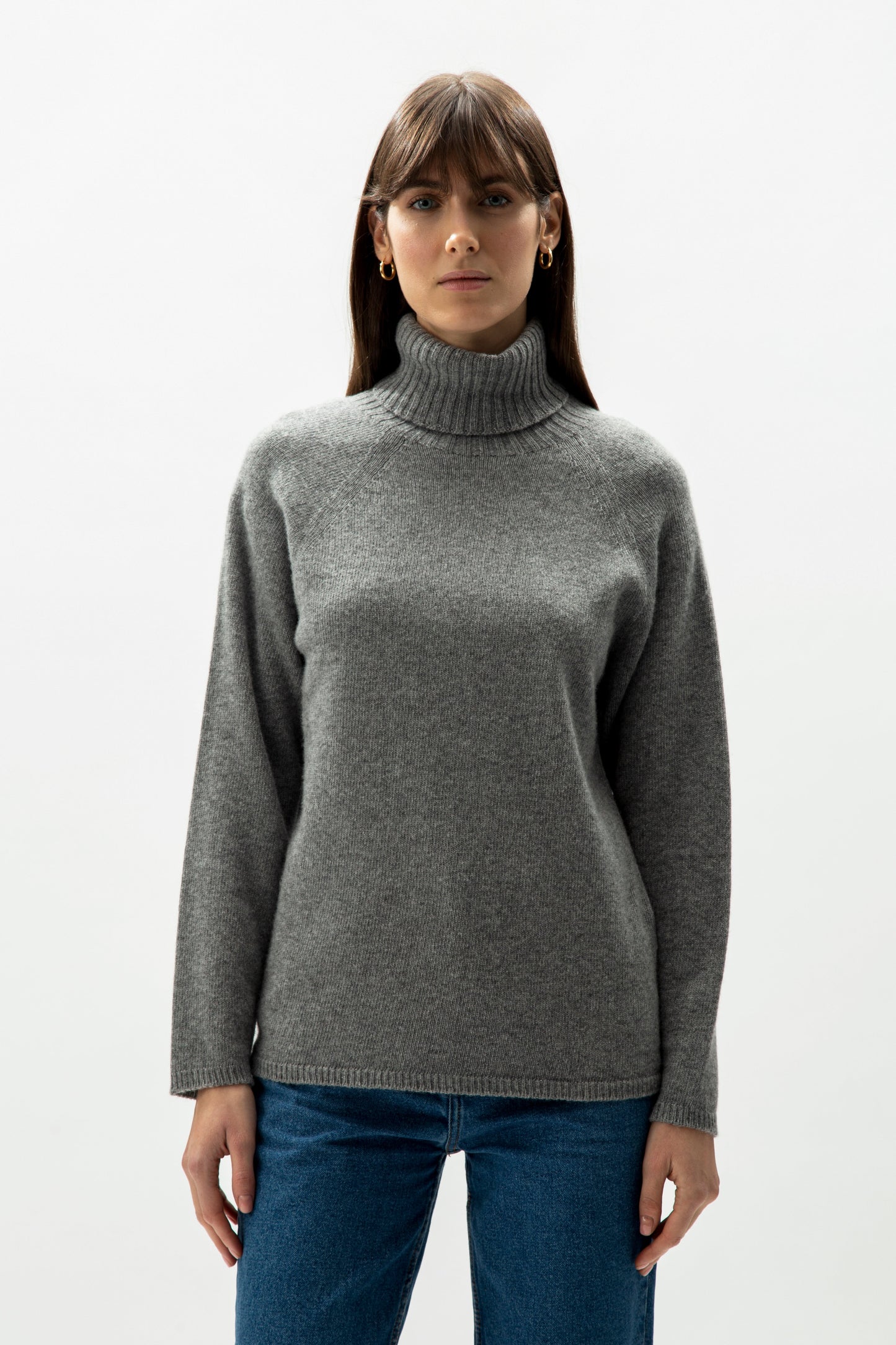 Cashmere Mix Turtleneck Sweater (3D-Knit)