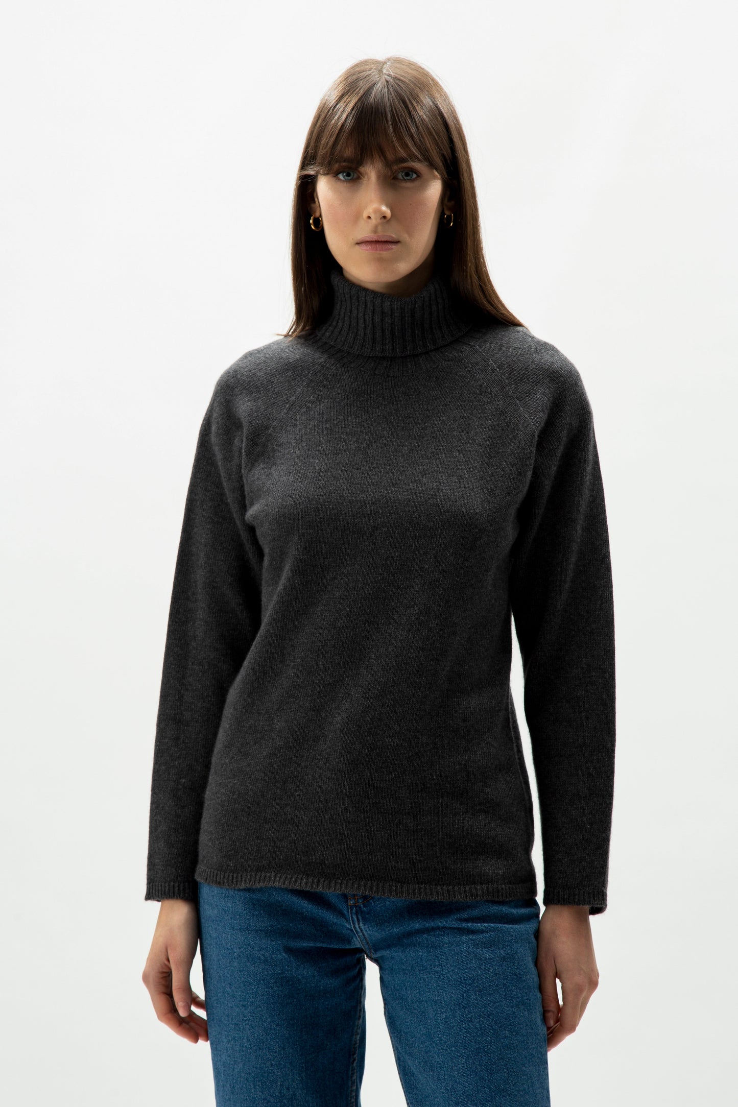 Cashmere Mix Turtleneck Sweater (3D-Knit)