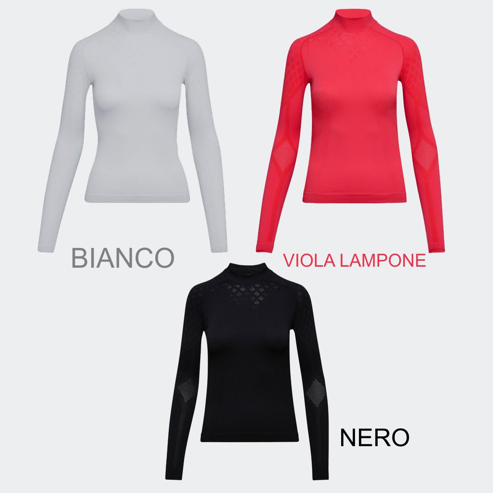 Diadora Hidden Power Maglia Termica Manica Lunga Lupetto Donna 173437