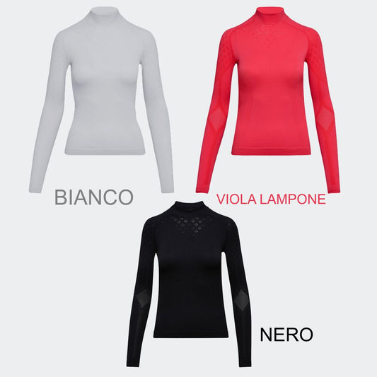 Diadora Hidden Power Maglia Termica Manica Lunga Lupetto Donna 173437