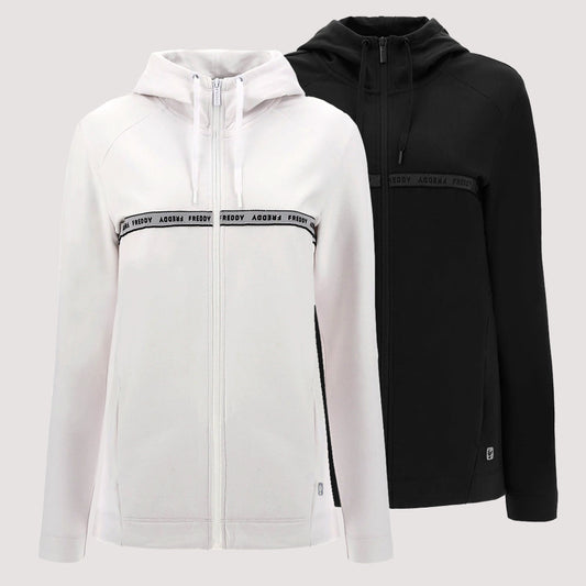 Freddy Felpa Cappuccio Zip  F1WBCS1