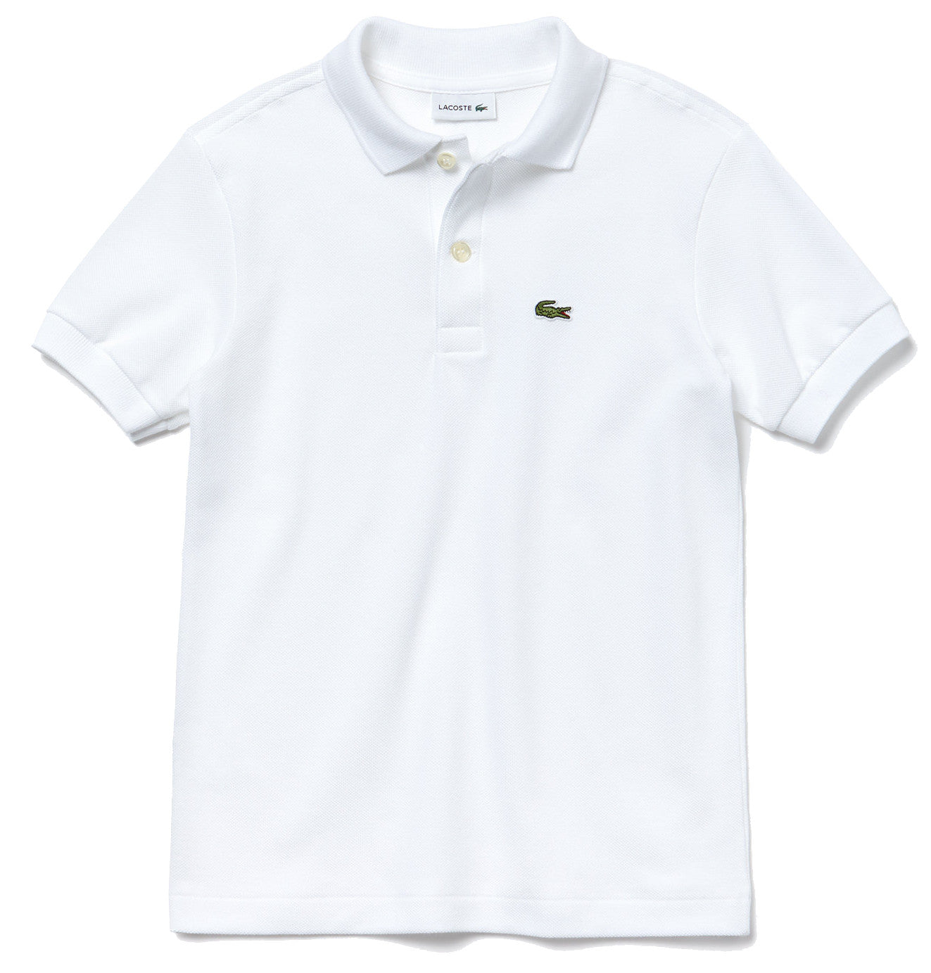 Polo Lacoste Jr in petit piqué 1/8 anni
(L1812) PJ2909 colore 001  bianco
