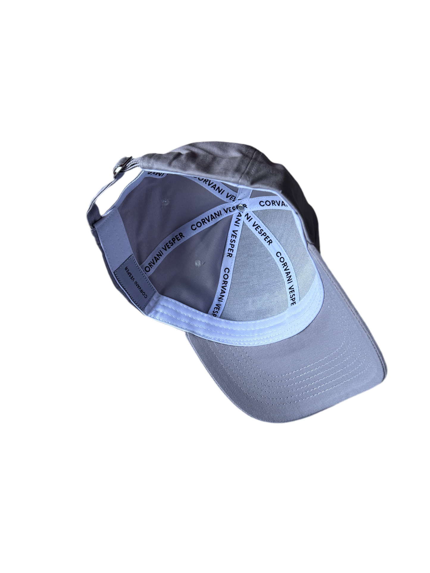 Corvani Vesper Signature Cap In Grey