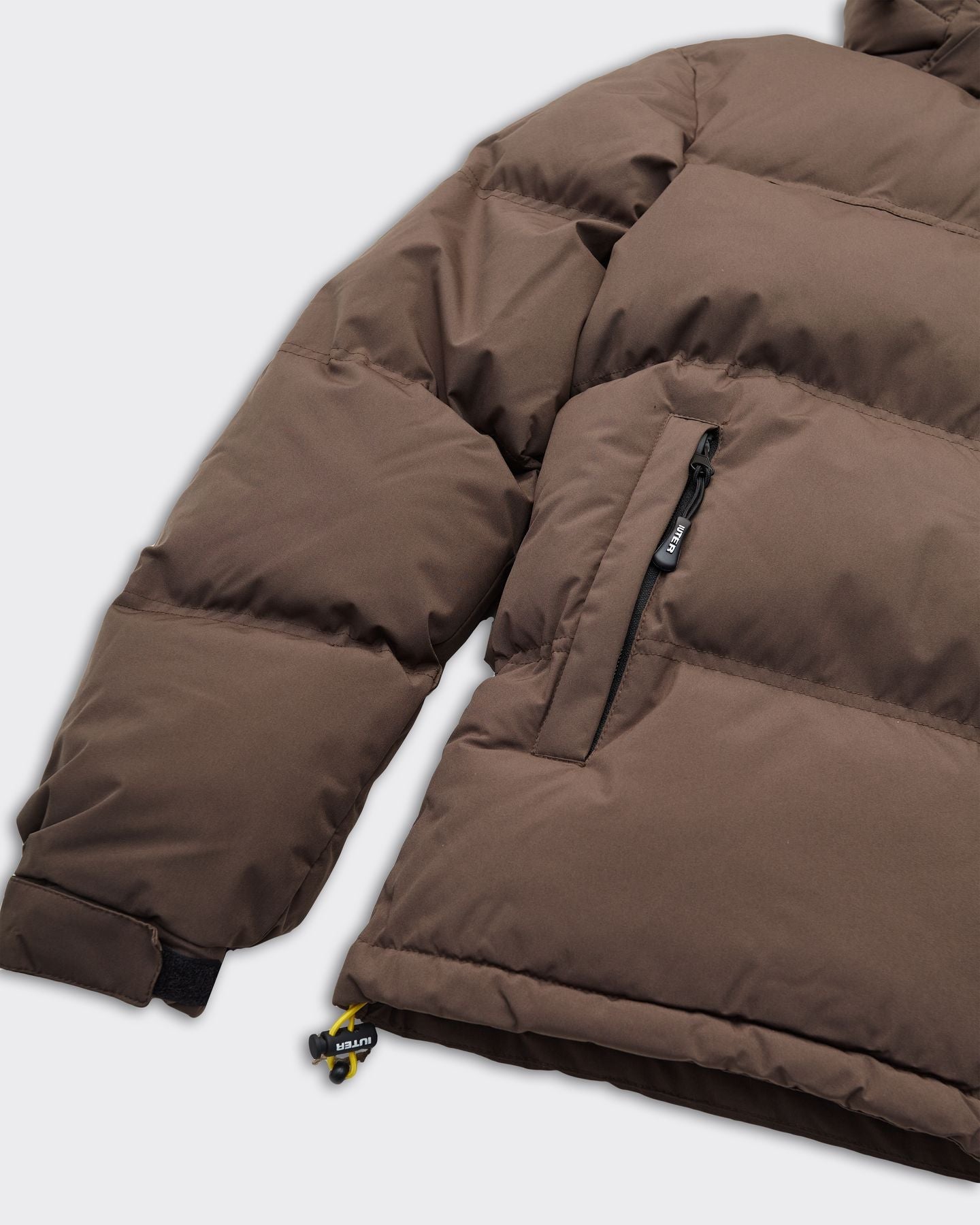 Giacca Puffer Marrone