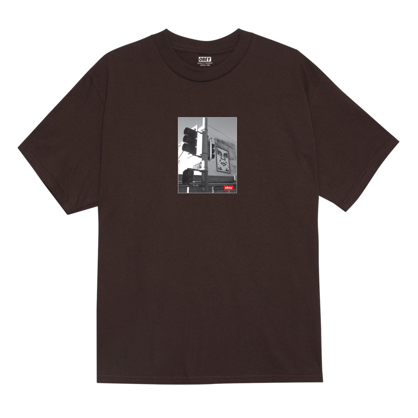 T-shirt Los Angeles Uomo Brown
