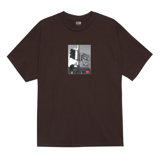 T-shirt Los Angeles Uomo Brown