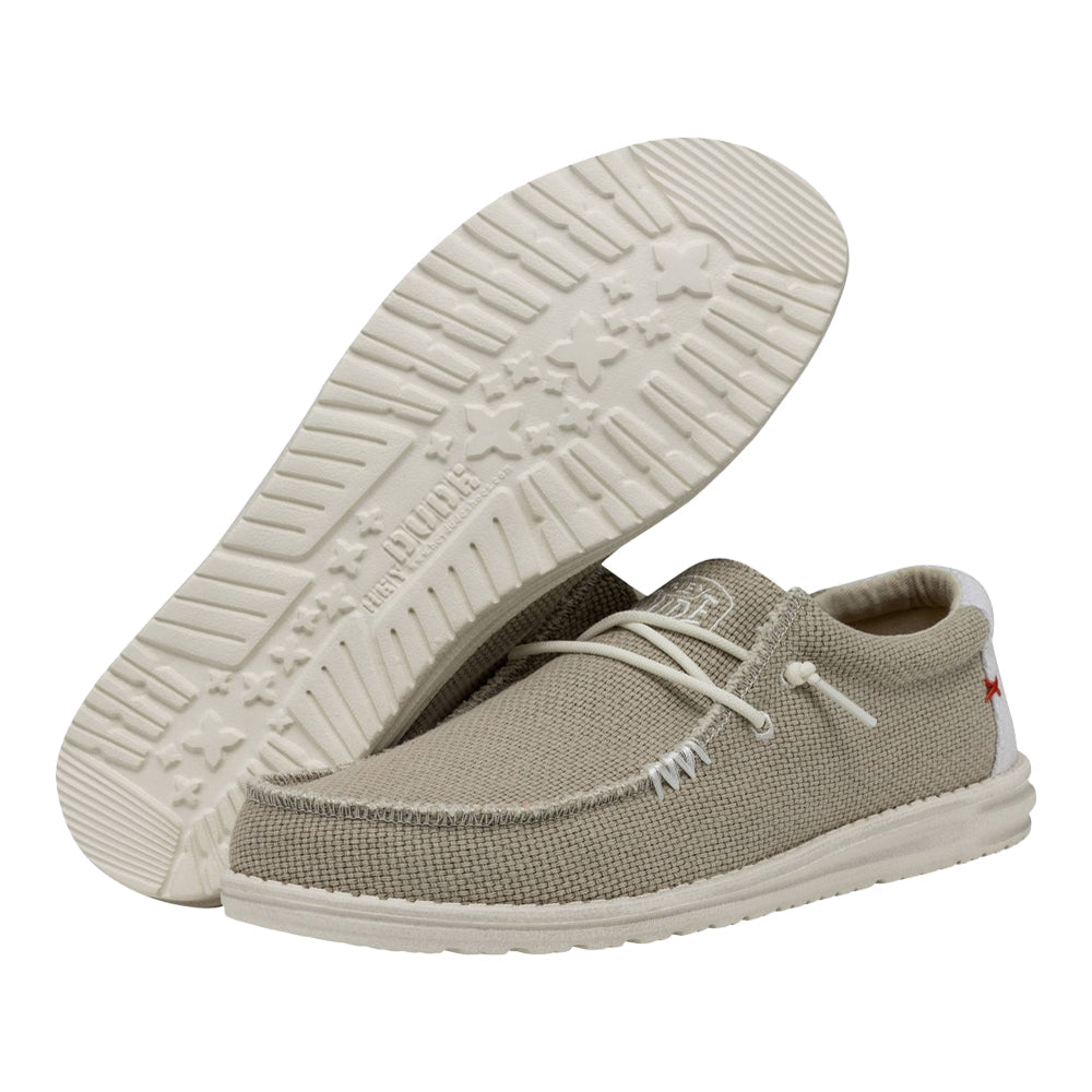 Hey Dude Wally Braided Off White