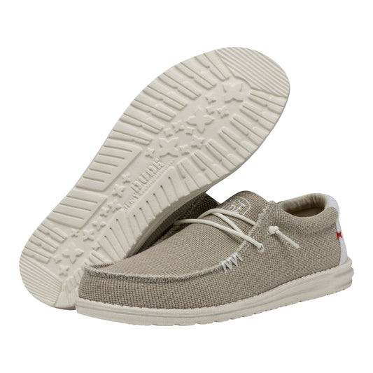 Hey Dude Wally Braided Off White