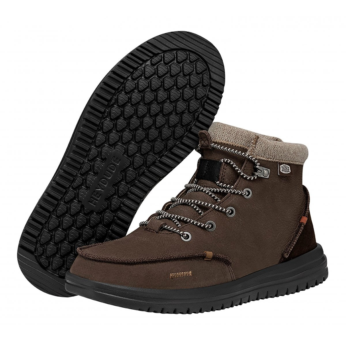 Hey Dude Bradley Boot Leather Brown