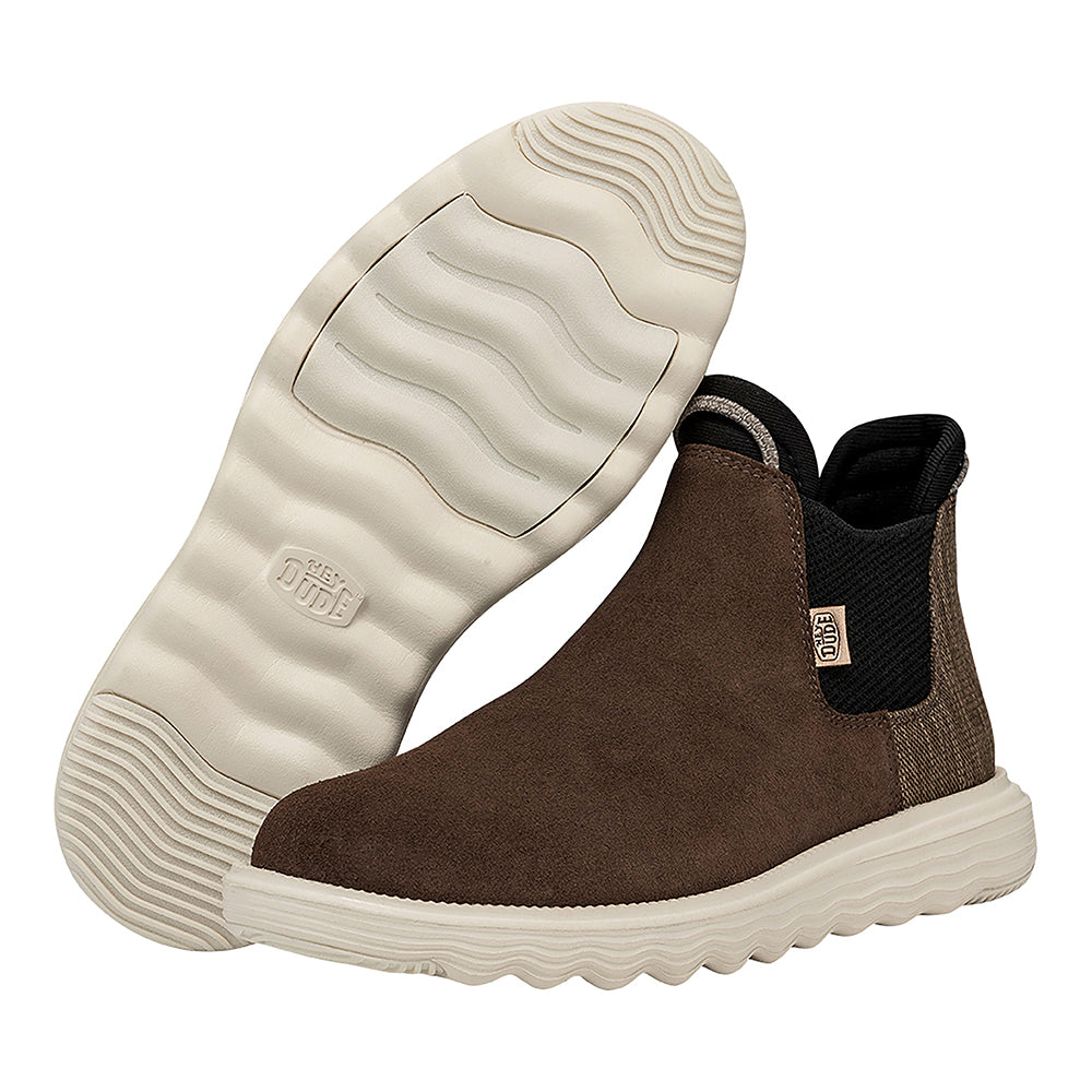 Hey Dude Branson Boot Suede W Coffee